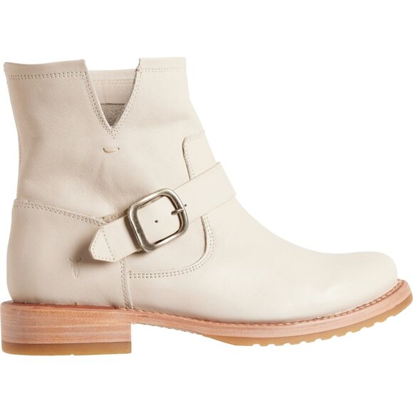 NEW FRYE Leather Veronica Booties Redwood for women 255 13S7 - Picture 4 of 9